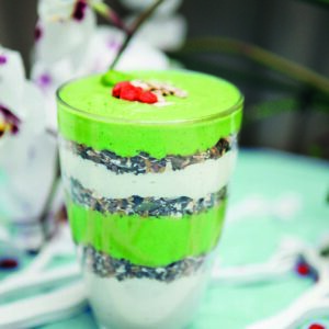 Bild Geschichtetes Guten Morgen Müsli - vegan und lecker