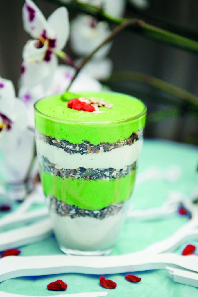 Bild Geschichtetes Guten Morgen Müsli - vegan und lecker