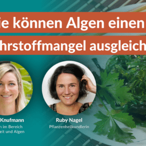 Kirstin Knufmann und Ruby Nagel auf Banner zum Online-Leber-Kongress