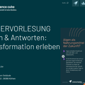 Kirstin Knufmann als Gastrednerin auf der 5. Reviervorlesung in Köthen