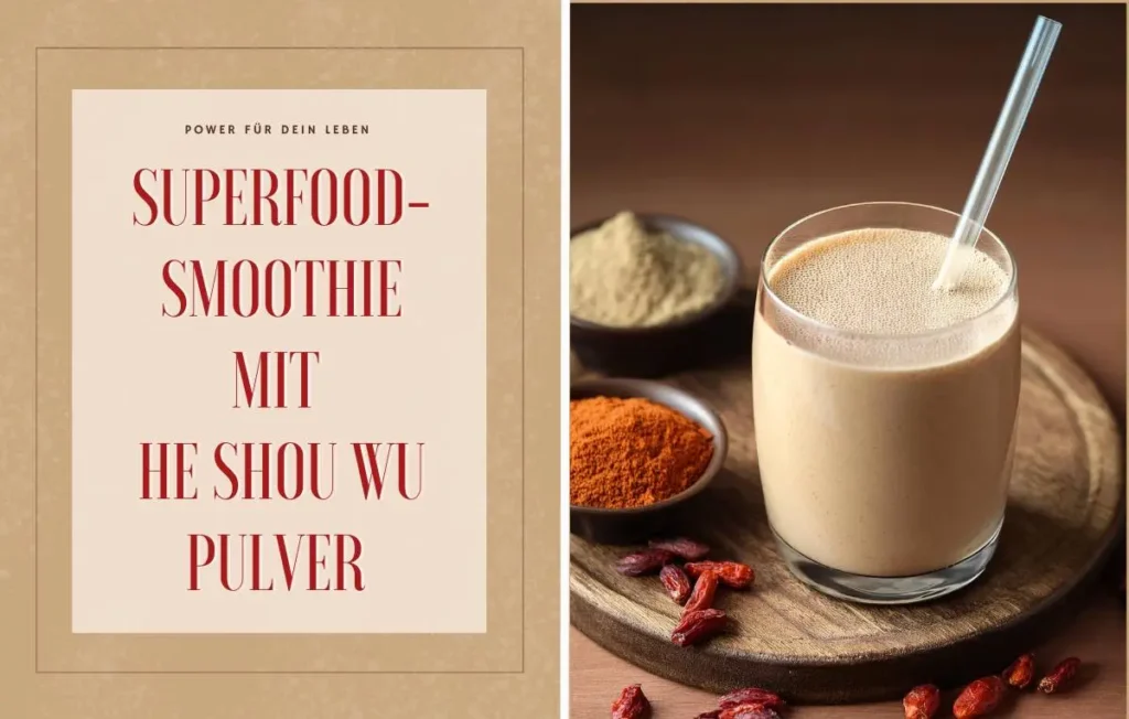Rezept - Superfood Smoothie mit He Shou Wu Pulver