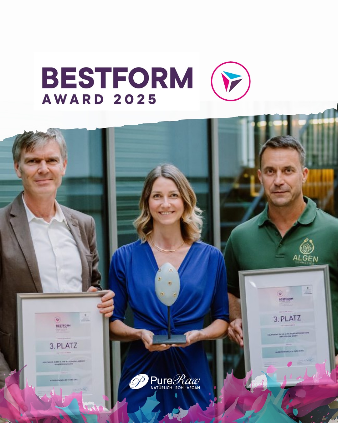 3.Platz Bestform Award 2025